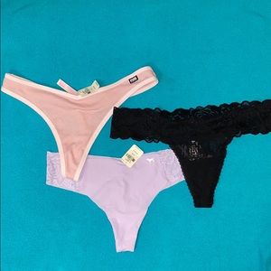 Pink Thong Set